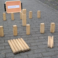 Wikingerschach (Kubb Spiel)