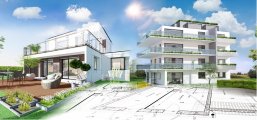 Concept immobilier et construction de maison