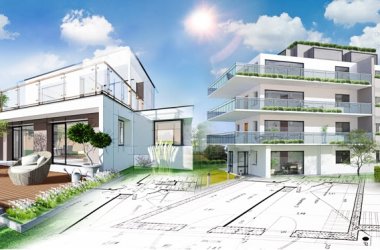Concept immobilier et construction de maison Concept immobilier et construction de maison