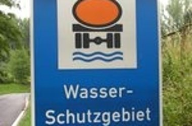 Schild Wasserschutzgebiet