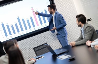 Picture of business meeting in conference room