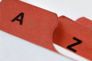 Karteikarten A und Z Karteikarten A und Z