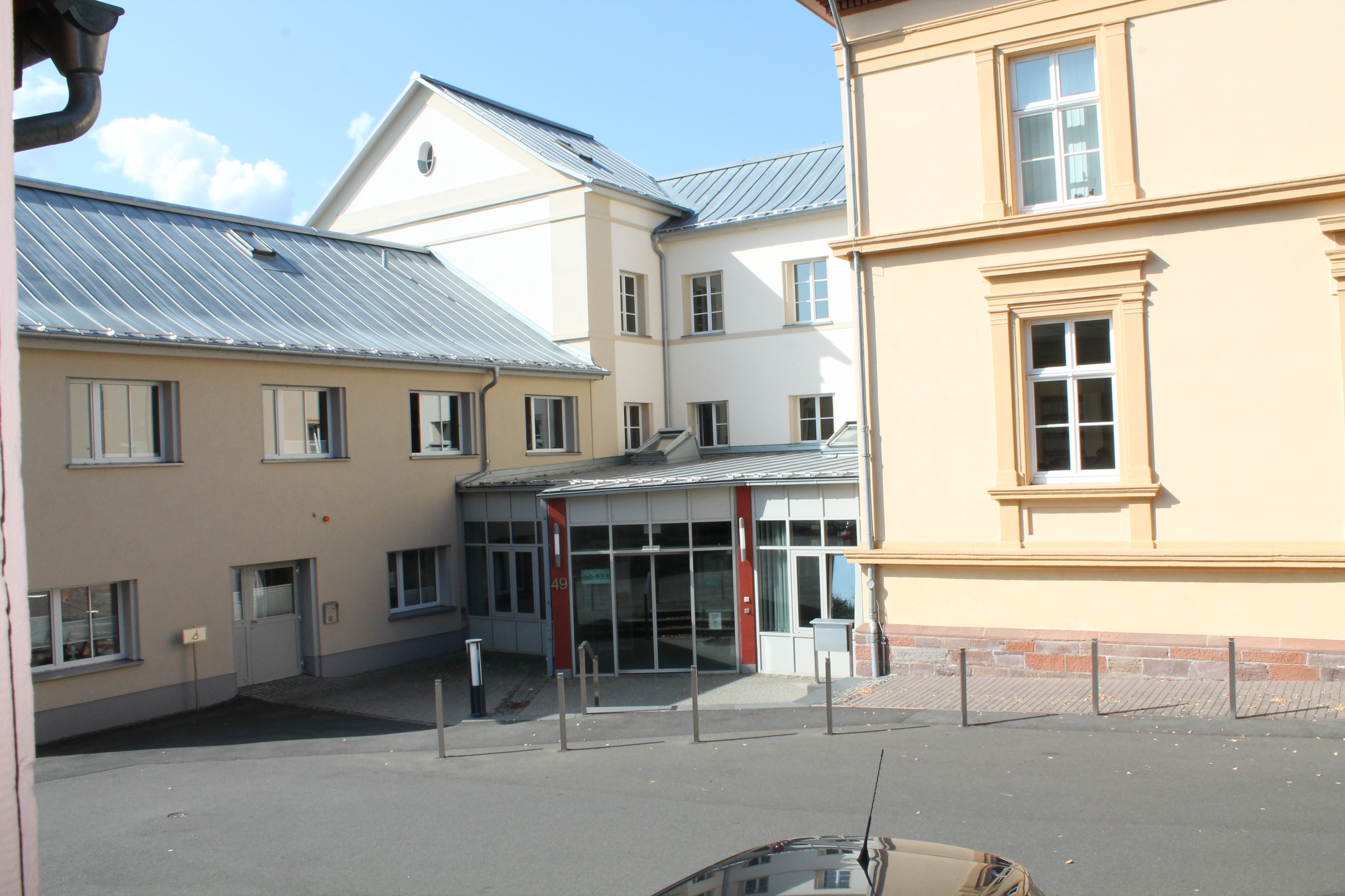 Eingangsbereich der KVA