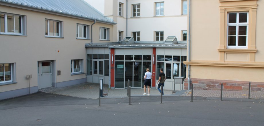 Eingangsbereich der KVA in Lauterbach