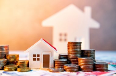 Real estate investment. Saving money concept