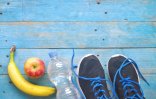 Getiing fit and reducing weight for the spring, concept,free copy space,flat lay Getiing fit and reducing weight for the spring, concept,free copy space,flat lay