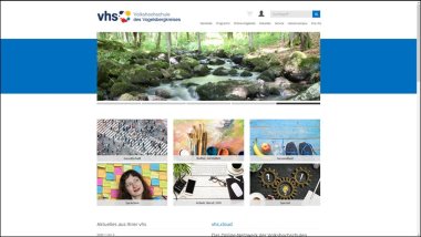 Homepage der VHS des Vogelsbergkreises