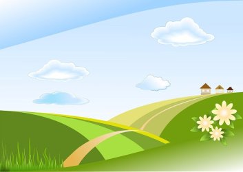 Landschaft, Feld, Sommer Landschaft, Feld, Sommer