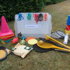 Outdoor Spiele Kiste