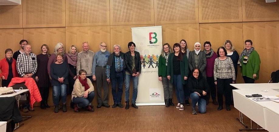 Auch ein wichtiger Ort für Engagement: Die Arbeitsgruppe Migration und Integration vom Bündnis für Familie des Vogelsbergkreises. 
