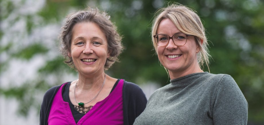 Die beiden Organisatorinnen Christine Müller-Wolff (links) und Marcelina Vorwerk. 
