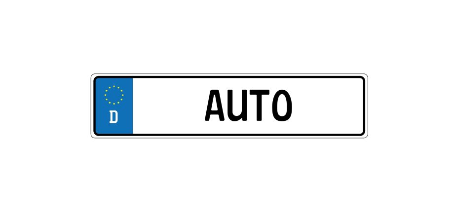 Zulassung Kennzeichen Auto