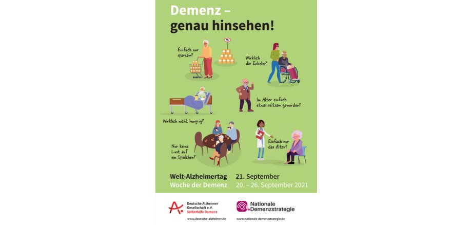 Plakat für die Demenzwoche 2021