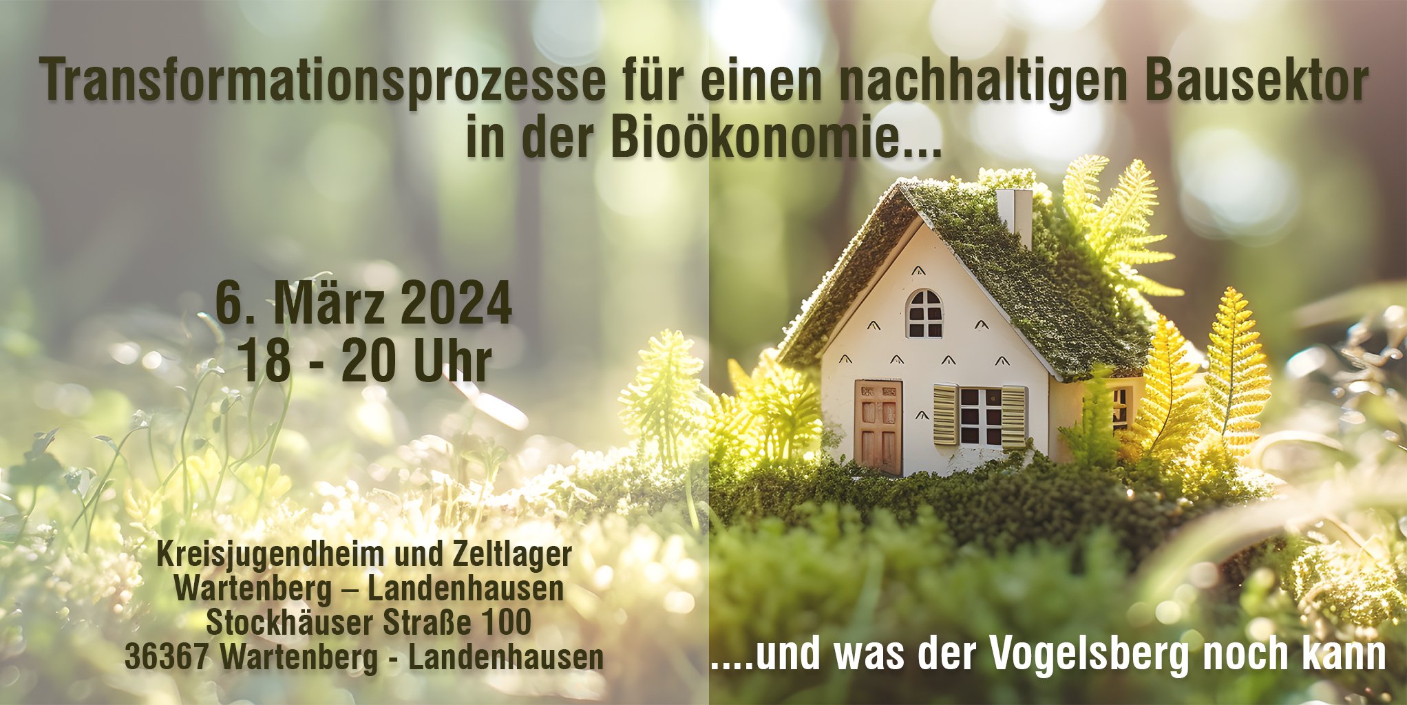 Tranformationsprozesse für einen nachhaltigen Bausektor in der Bioökonomie