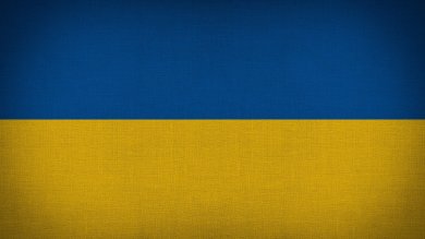 Flagge Ukraine Blau Gelb 