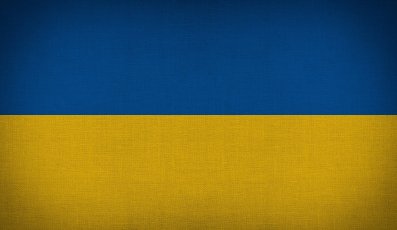 Flagge Ukraine Blau Gelb 