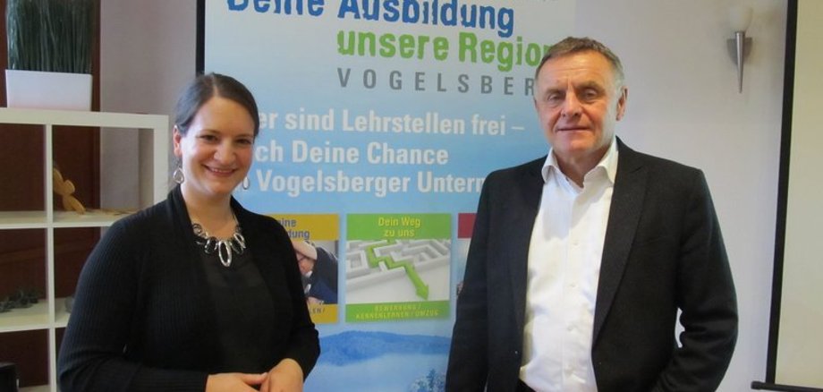 Für interkulturelle Kompetenzen in Unternehmen warben Thomas Schaumberg von der Vogelsberg Consult GmbH und Mareike Leypold von der Ausbilder-Akademie. 