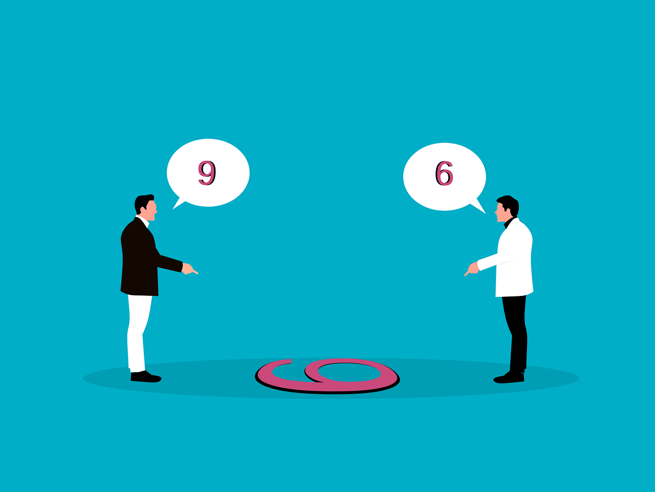 Symbolbild: Zwei illustrierte Personen streiten sich.