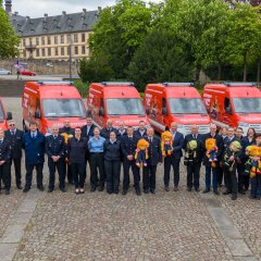 Gruppenbild auf dem Domvorplatz in Fulda