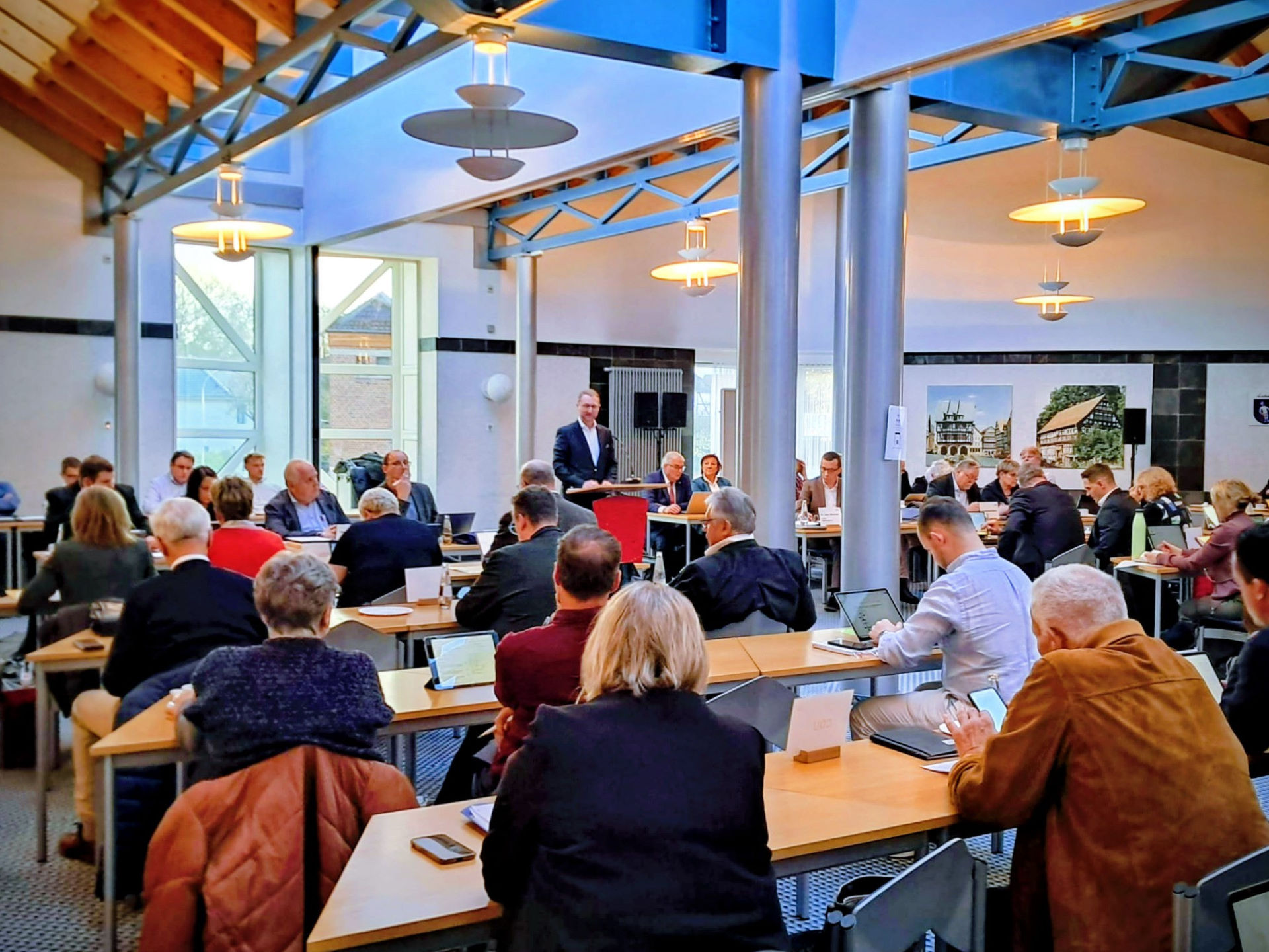 Foto von einer Sitzung des Vogelsberger Kreistags. 