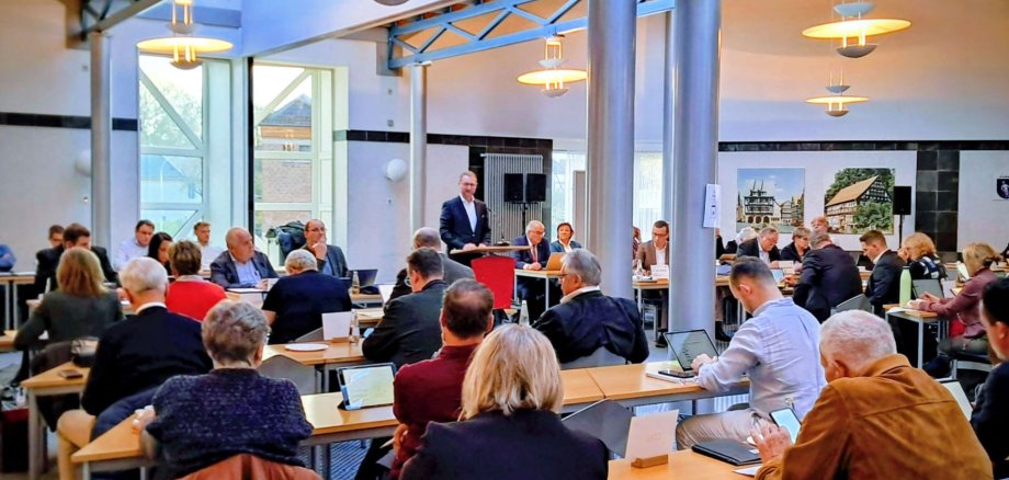 Foto von einer Sitzung des Vogelsberger Kreistags. 