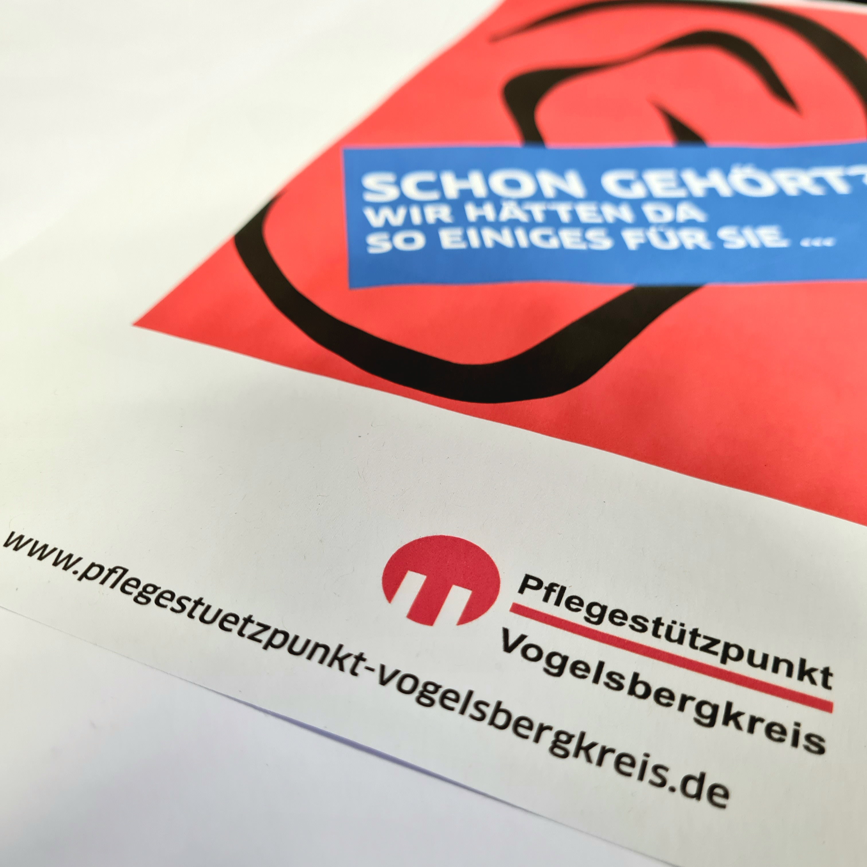 Symbolbild einer Info-Karte des Pflegestützpunktes