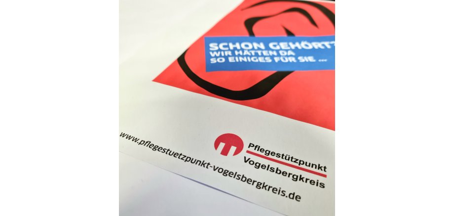 Symbolbild einer Info-Karte des Pflegestützpunktes